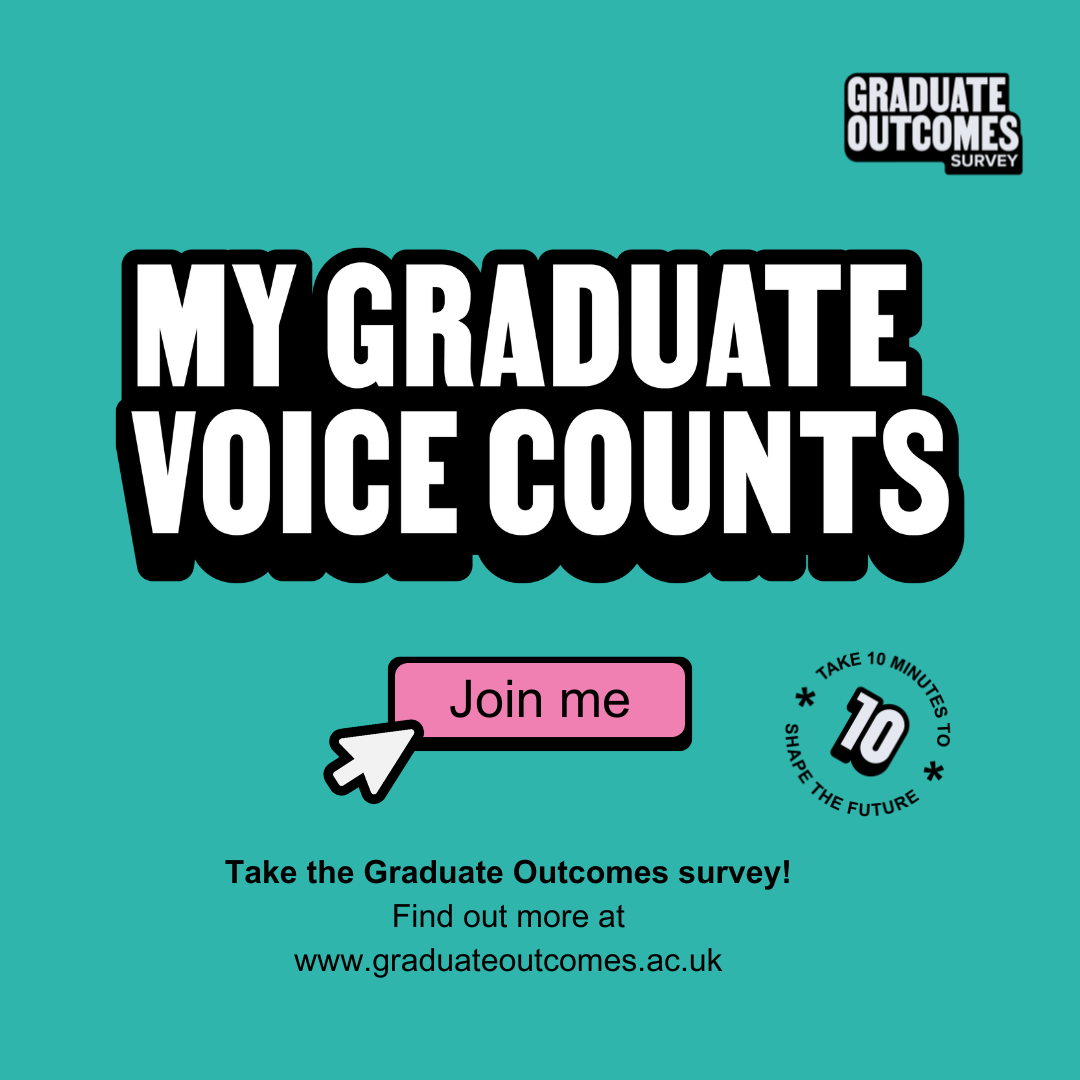 Graduate Outcomes my graduate voice counts image